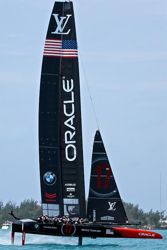 Oracle Team USA - Race 9 - Round Robin2, America's Cup Qualifier - Day 7, June 2, 2017 (ADT) photo copyright Richard Gladwell taken at  and featuring the AC50 class