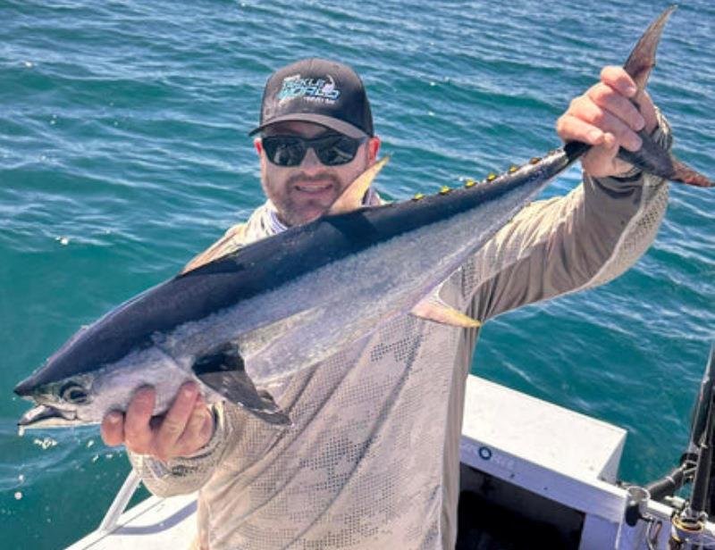 Stuart got into the longtails too. Make the most of this run while they are peaking photo copyright Fisho's Tackle World taken at  and featuring the Fishing boat class