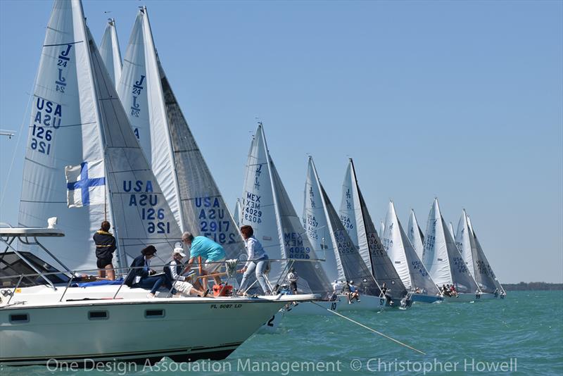 2018 J/24 Midwinter Championship - Day 2 photo copyright Christopher Howell taken at  and featuring the J/24 class