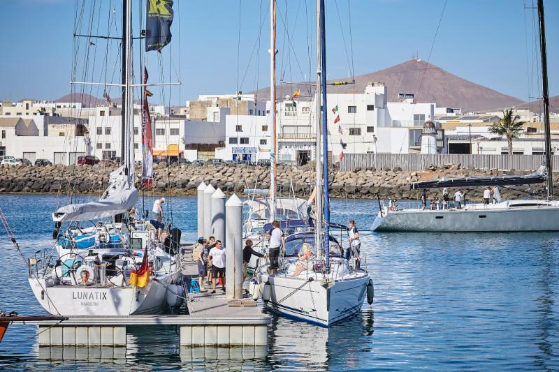 Hosted by Calero Marinas, RORC Transatlantic Race yachts docked in Marina Lanzarote in the heart of Arrecife, Lanzarote photo copyright RORC / James Mitchell taken at Royal Ocean Racing Club