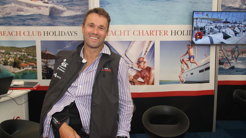 Ocean Element MD James Hardiman after his shoulder surgery photo copyright Mark Jardine / YachtsandYachting.com taken at  and featuring the  class