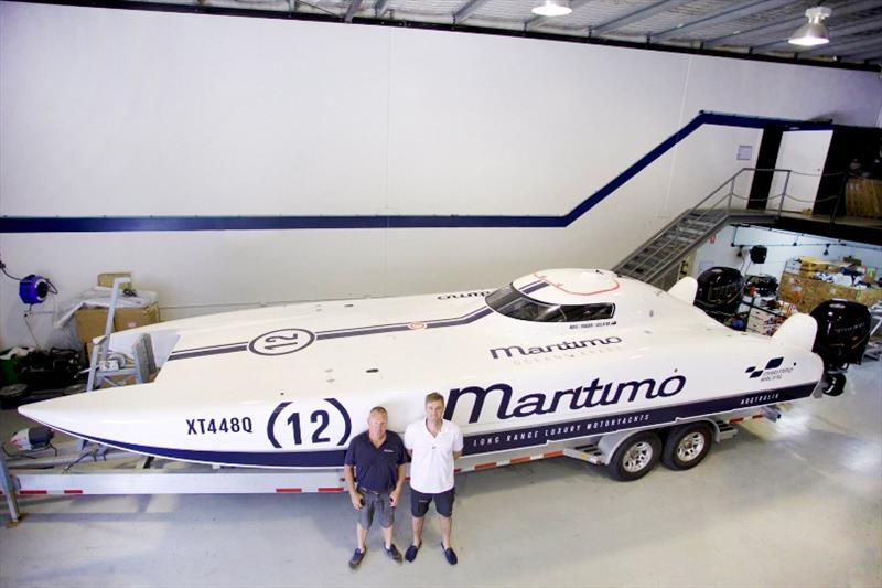 Maritimo Racing - Ross Willaton and Tom Barry-Cotter photo copyright Maritimo taken at  and featuring the Power boat class