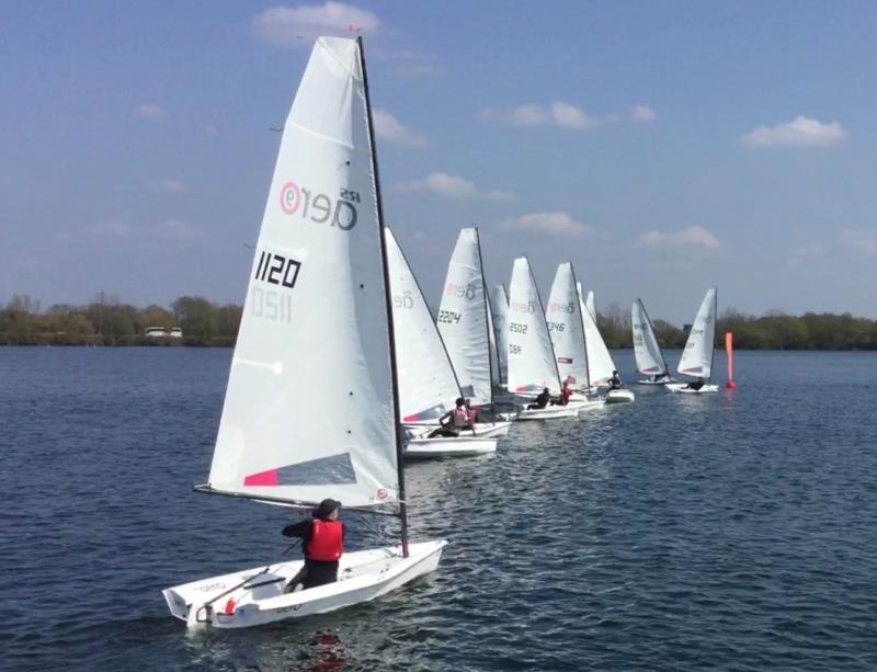 RS Aero UK Spring Championships photo copyright Burghfield Sailing Club taken at Burghfield Sailing Club and featuring the  class