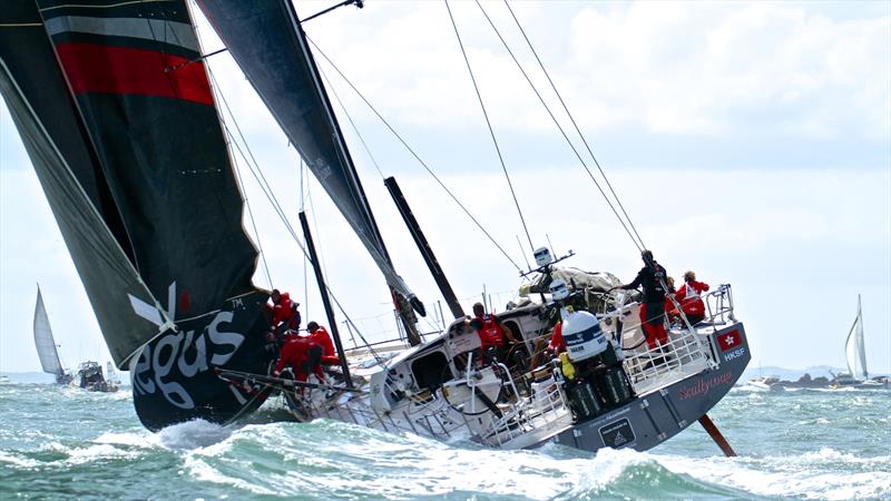 SHK Scallywag - Volvo Ocean Race - Auckland - Leg 7 Start - Auckland - March 18, photo copyright Richard Gladwell taken at  and featuring the Volvo One-Design class