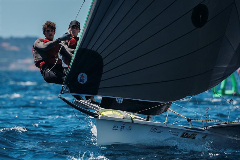 Last Chance Regatta at Hyères Day 3 photo copyright Sailing Energy / World Sailing taken at COYCH Hyeres and featuring the 49er class