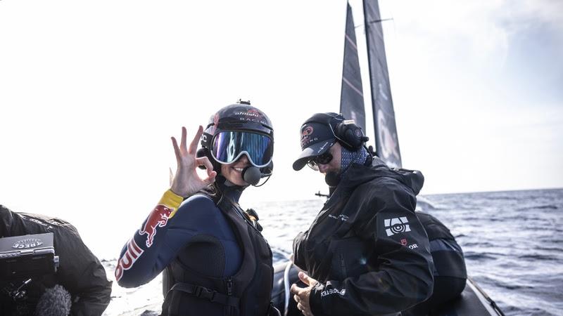 Alinghi Red Bull Racing welcomes Dakar Rally champs in Jeddah photo copyright Alinghi Red Bull Racing taken at  and featuring the AC40 class