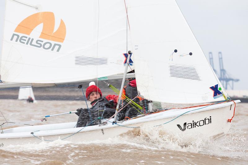 GBR Cadet Team 2022 training at Shotley photo copyright Corinne Whitehouse taken at Shotley Sailing Club and featuring the Cadet class