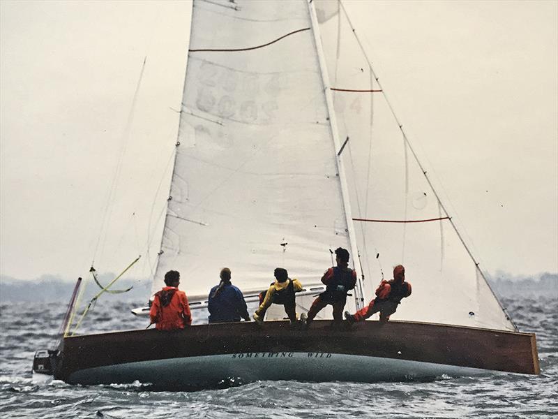 Three on the trapeze on board the 8m centreboarder photo copyright Hinnerk Bodendieck taken at  and featuring the Classic Yachts class