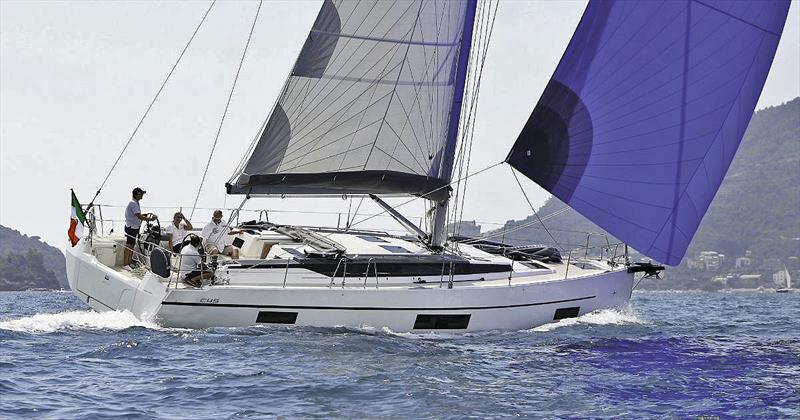 New Bavaria C45 Ambition under A-Bag during sea trials in Europe photo copyright Bavaria Yachts taken at  and featuring the Cruising Yacht class
