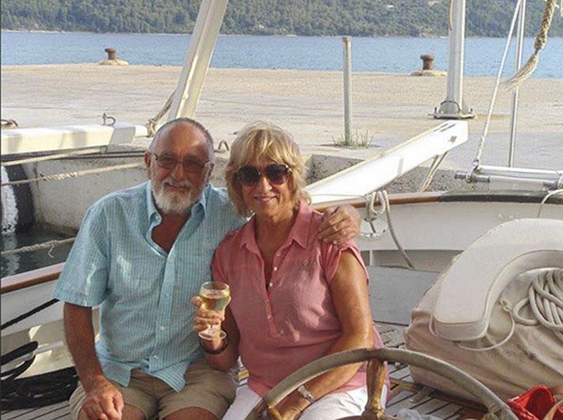 Robin and Helen Lamb and the Ionian Sea photo copyright Robin Lamb taken at  and featuring the Cruising Yacht class