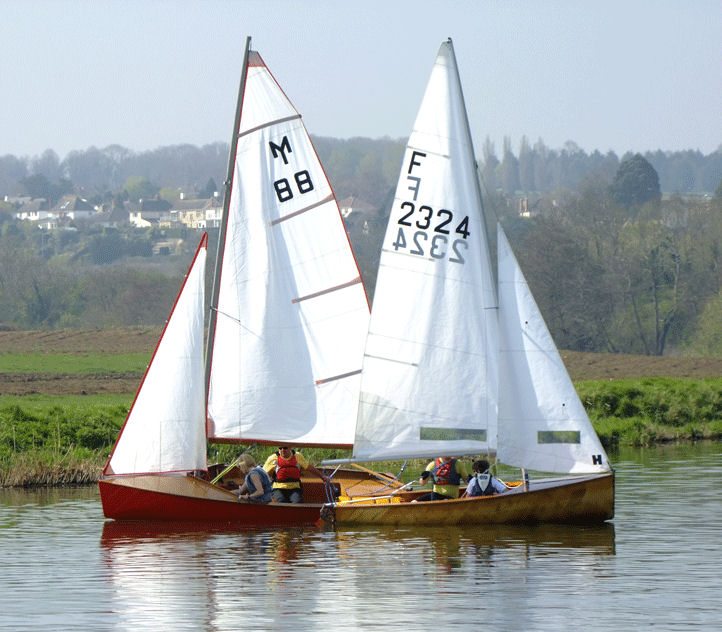 Classics at Bristol Avon photo copyright Nigel Vause taken at Bristol Avon Sailing Club and featuring the Classic & Vintage Dinghy class
