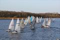 Race two starts at the Rollesby Broad New Year's Open 2022 © RBSC