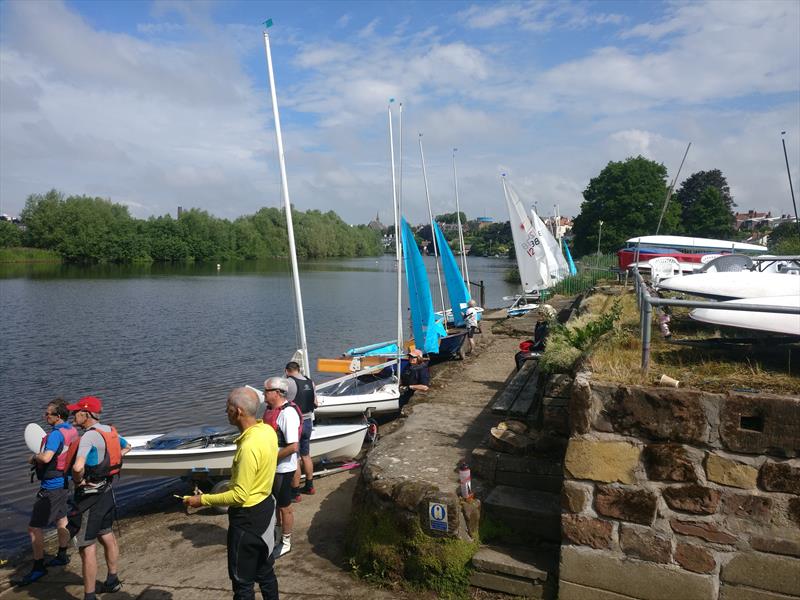 Border Counties Midweek Series at Chester Sailing & Canoeing Club photo copyright Mike Harvey taken at Chester Sailing & Canoeing Club and featuring the Dinghy class
