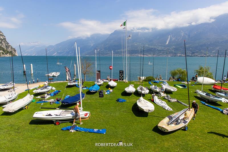 Finn European Masters at Campione del Garda photo copyright Robert Deaves / www.robertdeaves.uk taken at Campione Univela and featuring the Finn class