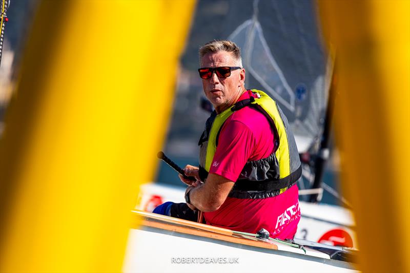Finn European Masters at Campione del Garda photo copyright Robert Deaves taken at Campione Univela and featuring the Finn class