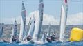 Close competition on day 3 of the Fireball Worlds in South Africa © Stuart Parker