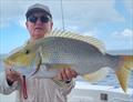 Wayne went wide and caught a range of reef fish, including this solid spango