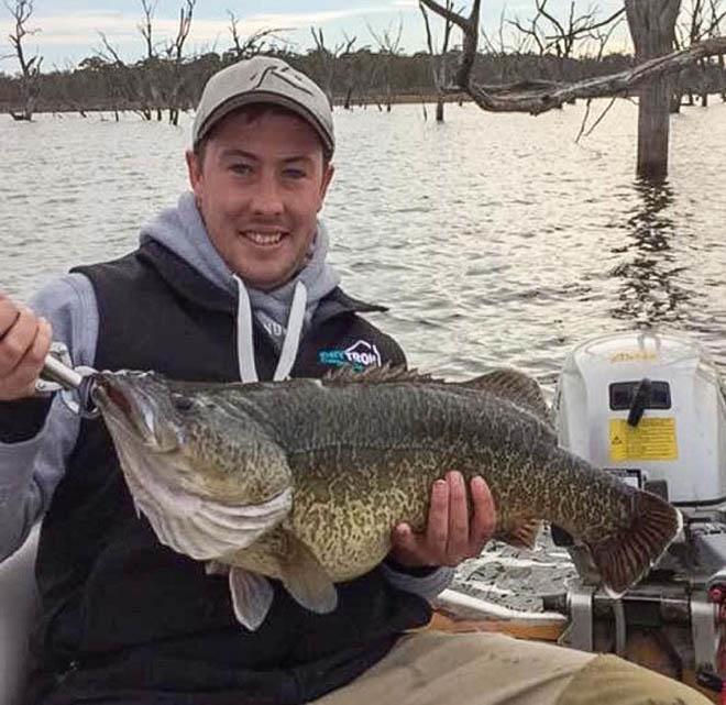 Murray cod caught at Rocklands Reservoir in early 2016 photo copyright Chris Spence taken at Horsham Angling Club and featuring the Fishing boat class