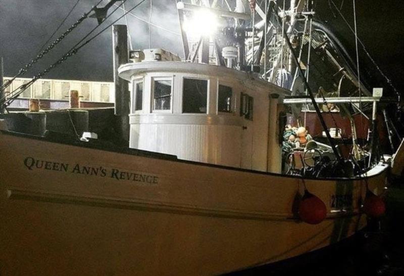 A photo of the Queen Ann's Revenge, a 46-foot fishing boat that went missing early Thursday about 40 miles off the Jersey Shore photo copyright Milene Oliveira taken at  and featuring the Fishing boat class