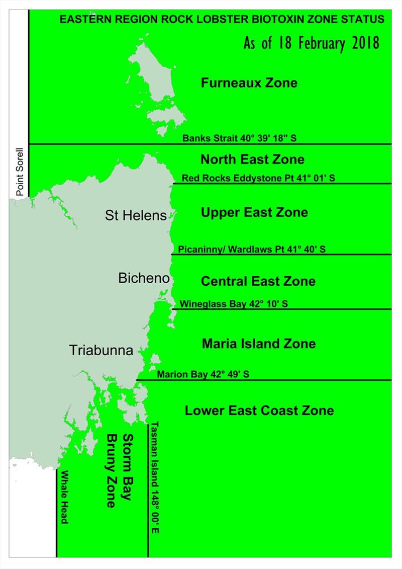 Maria Island Biotoxin Zone to open - photo © DPIPWE