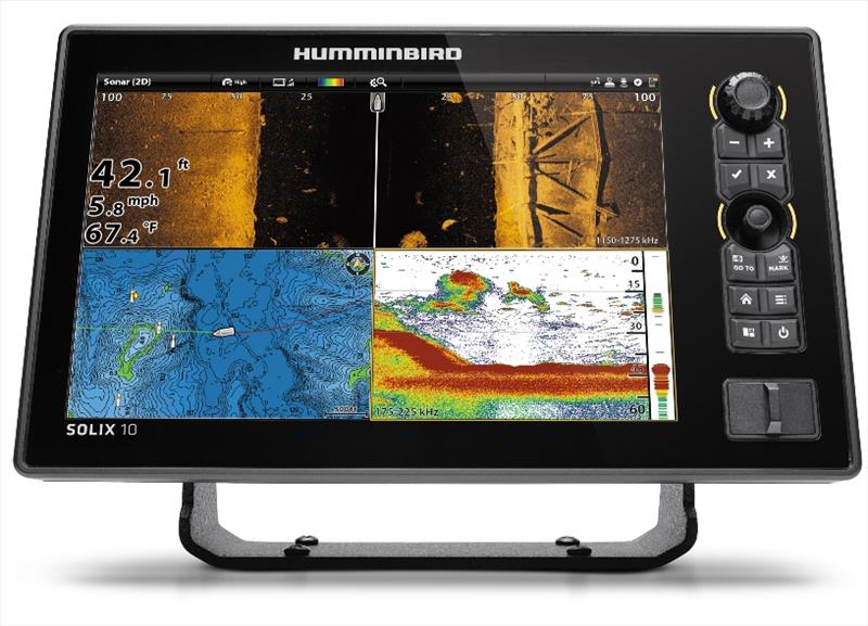 Humminbird introduces the new SOLIX 10 photo copyright Humminbird taken at  and featuring the Fishing boat class