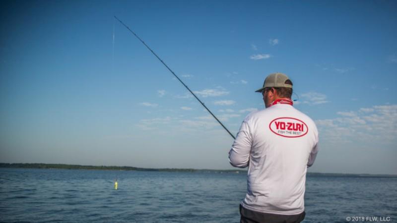Testing the waters with Davis photo copyright FLW, LLC taken at  and featuring the Fishing boat class