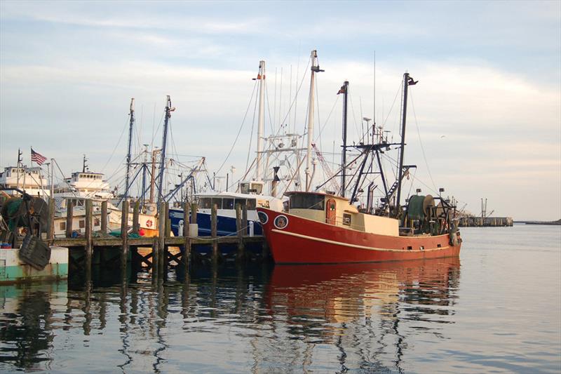 Fishing boats in Point Judith RI photo copyright NOAA Fisheries / Ariele Baker, NEFSC taken at  and featuring the Fishing boat class