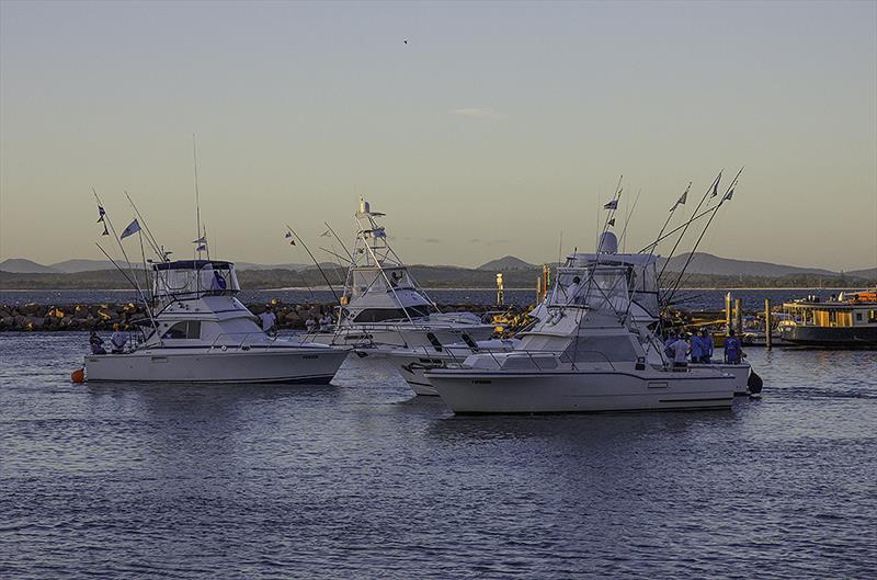 Manouevering at the weight station at the end of the day photo copyright John Curnow taken at  and featuring the Fishing boat class