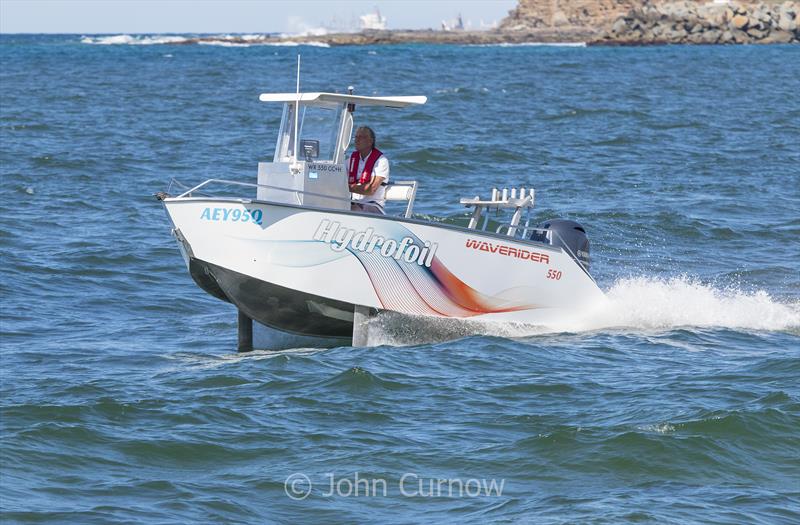 The very impressive, stable, fast and fun Waverer 550 Centre Console Hydrofoil photo copyright John Curnow taken at  and featuring the Fishing boat class