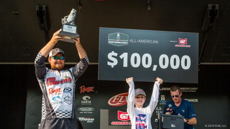 McCord wins 2019 T-H Marine Bass Fishing League All-American photo copyright FLW, LLC taken at  and featuring the Fishing boat class