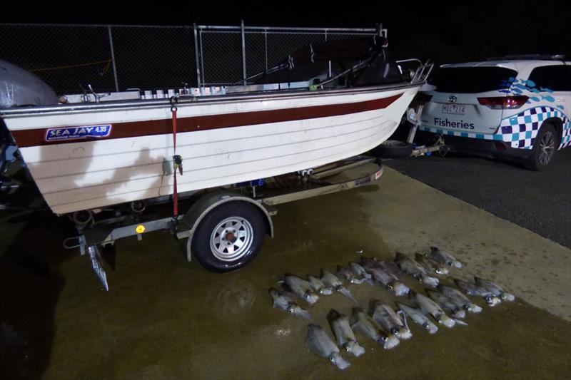 Boat seized for illegal Calamari catches photo copyright Marc Ainsworth taken at  and featuring the Fishing boat class