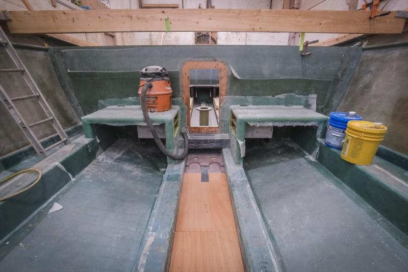 Bayliss 62' construction photo copyright John Bayliss taken at  and featuring the Fishing boat class