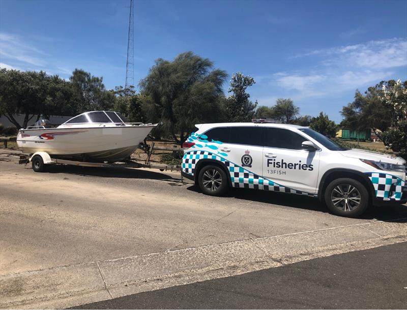 Second Calamari boat seized at Queenscliff photo copyright Marc B Ainsworth taken at  and featuring the Fishing boat class