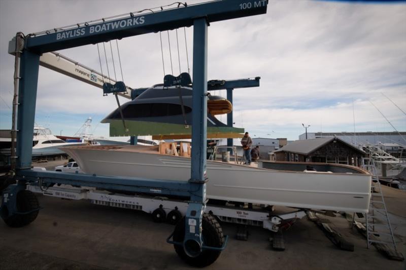 Bayliss 62' construction update photo copyright John Bayliss taken at  and featuring the Fishing boat class