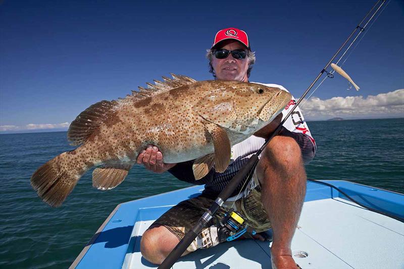 Ryan Moody with a gold spot cod photo copyright John Daffy taken at  and featuring the Fishing boat class