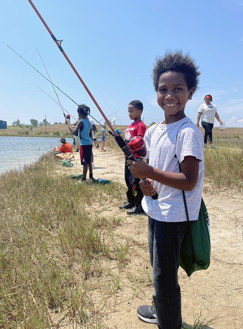 Most of the youth at Take Kids Fishing Day had never fished prior to the event photo copyright Union Sportsmen's Alliance taken at  and featuring the Fishing boat class