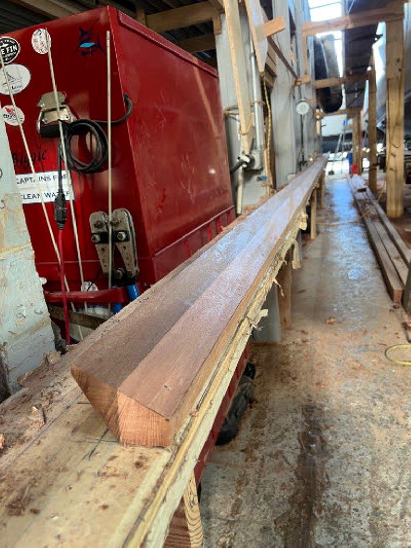 Hull #9 - Guard rail shaping photo copyright Michael Rybovich & Sons taken at  and featuring the Fishing boat class