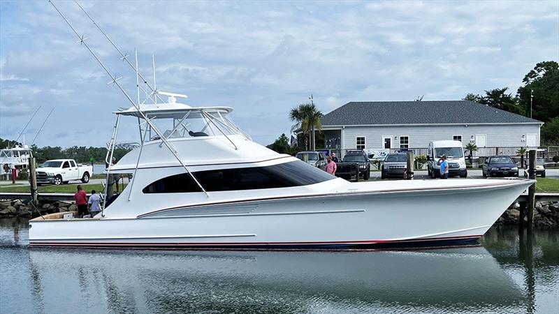 Hull #65: 64' Sportfisherman photo copyright Jarrett Bay Boatworks taken at  and featuring the Fishing boat class