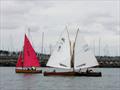 Albany, Cora and Scythian - County Dublin 12 Foot Dinghy Championship at the Royal St George Yacht Club © Vincent Delany