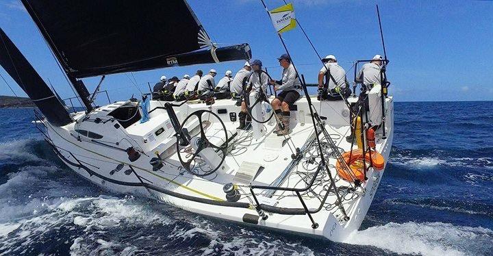 SWISH on starboard - Newport to Coffs Coast Yacht Race 2017 photo copyright Jennifer Cook taken at  and featuring the IRC class