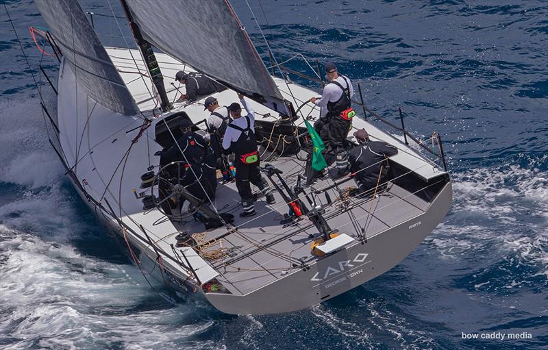 Caro chasing another major win in photo copyright Bow Caddy Media taken at Cruising Yacht Club of Australia and featuring the IRC class