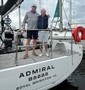 John Bertrand with his great mate, Andrew Plympton on board the very aptly named, Admiral © Taken with Andrew Plymton's own phone