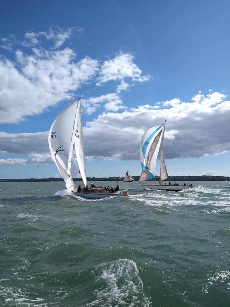 Solent racing photo copyright Richard Moxey taken at  and featuring the IRC class
