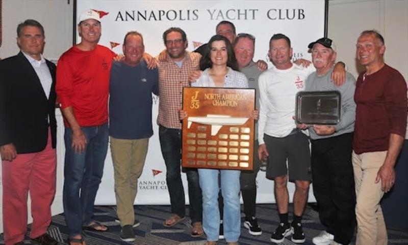 Honor Roll crowned J/35 North American Champions at Annapolis Yacht Club photo copyright Annapolis Yacht Club taken at Annapolis Yacht Club and featuring the J/35 class