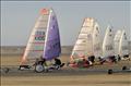 The 3rd round of the British Land Yacht Championships at Brean © Martyn Hale