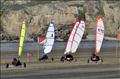 The 3rd round of the British Land Yacht Championships at Brean © Martyn Hale
