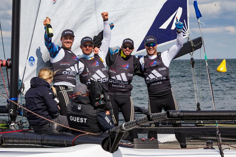 5. US One skippered by Taylor Canfield and crewed by Hayden Goodrick, Ricky McGarvie, Chris Main win WMRT Copenhagen. 14th May 2016. - photo © Ian Roman