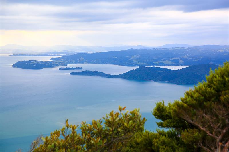 Spectacular view of whangarei harbor from MT manaia, New Zealand photo copyright iriana88w / 123RF taken at  and featuring the Marine Industry class
