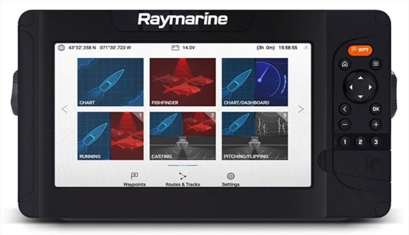 Raymarine Element series - LightHouse Sport operating system - photo © Raymarine