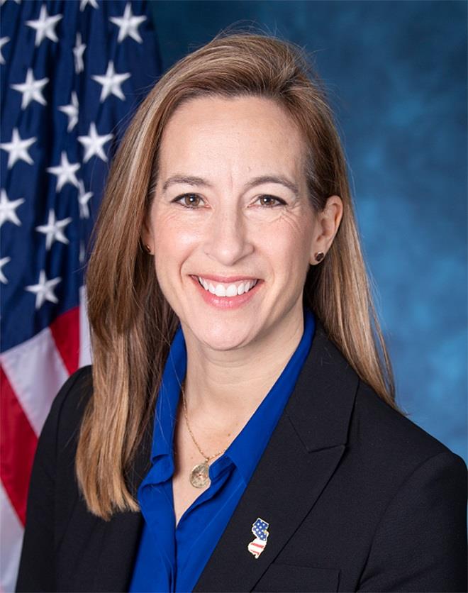 Representative Mikie Sherrill photo copyright National Marine Manufacturers Association taken at  and featuring the Marine Industry class